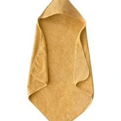 Bath Potty|Mushie - Organic Cotton Baby Hooded Towel, Fall Yellow - cutbabycare.com | baby boutique & care hub