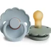 Shop All|Mushie - 2Pk Frigg Daisy Natural Rubber Baby Pacifier, Powder Blue/Sage, 0/6M - cutbabycare.com | baby boutique & care hub