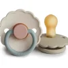 Shop All|Mushie - 2Pk Frigg Daisy Natural Rubber Pacifier, Sandstone & Cotton Candy, 0/6M - cutbabycare.com | baby boutique & care hub