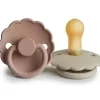Shop All|Mushie - 2Pk Frigg Daisy Natural Rubber Baby Pacifier, Blush/Cream, 0/6M - cutbabycare.com | baby boutique & care hub