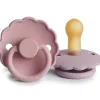 Shop All|Mushie - 2Pk Frigg Daisy Natural Rubber Baby Pacifier, Baby Pink/Soft Lilac, 6/18M - cutbabycare.com | baby boutique & care hub