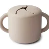 Shop All|Mushie - Silicone Baby Snack Cup, Shifting Sand - cutbabycare.com | baby boutique & care hub