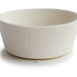 Shop All|Mushie - Silicone Baby Suction Bowl, Ivory - cutbabycare.com | baby boutique & care hub