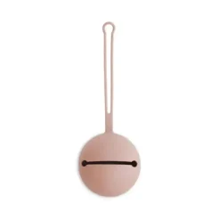 Shop All|Mushie - Silicone Pacifier Holder Case - Blush - cutbabycare.com | baby boutique & care hub
