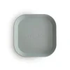 Shop All|Mushie - Square Dinnerware Baby Plates- Set Of 2 - Sage - cutbabycare.com | baby boutique & care hub