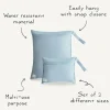 Stroller|Mushie - Water Resistant Wet Bags, Large & Small Reusable Storage Bag, Set of 2 Tradewinds - cutbabycare.com | baby boutique & care hub