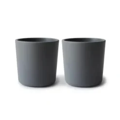 Shop All|Mushie Dinnerware Cup - Set Of 2 (Smoke) - cutbabycare.com | baby boutique & care hub