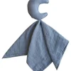 Shop All|Mushie Lovely Blanket Moon Lovey - Tradewinds Blue - cutbabycare.com | baby boutique & care hub
