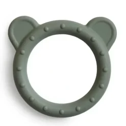 Shop All|Mushie Silicone Baby Teether Toy Bear Died Thyme - cutbabycare.com | baby boutique & care hub