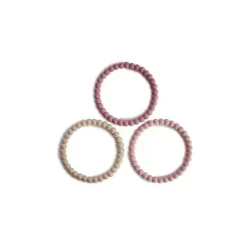 Shop All|Mushie Silicone Pearl Teether Bracelets Linen/Peony/Pale Pink - cutbabycare.com | baby boutique & care hub