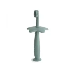 Shop All|Mushie Star Training Toothbrush - Cambridge Blue - cutbabycare.com | baby boutique & care hub