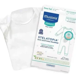 Shop All|Mustela - Stelatopia Skin Soothing Pajamas, White - cutbabycare.com | baby boutique & care hub