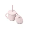 My Pure Silicone Baby/Toddlers 3-in-1 Sippy Drinking Cup Set Blush 6M+ - cutbabycare.com | baby boutique & care hub* Clearance