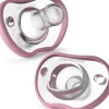 NanoBebe 2-Pack Flexy Pacifiers, Pink - cutbabycare.com | baby boutique & care hub* Best