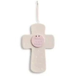 Nat & Jules Blessings On Birthday Cross- Pink - cutbabycare.com | baby boutique & care hub* Best Sale