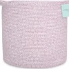 Natemia - Rope Storage Basket, Nursery Bin and Toy Organizer (15”x15”x14”), Pink, Large - cutbabycare.com | baby boutique & care hub* Cheap