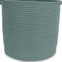 Natemia - Rope Storage Basket, Nursery Bin and Toy Organizer (15”x15”x14”), Lily Pad, Medium - cutbabycare.com | baby boutique & care hub* Best Sale