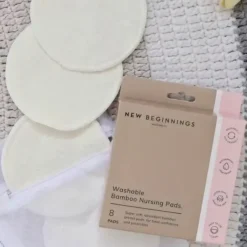 New Beginnings Washable Breast Pads 8 Pack - cutbabycare.com | baby boutique & care hub* Sale