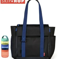 New Skip Hop ALL ACCESS TOTE Nappy Diaper Bag & Storage Container Set BLACK Skiphop SH204200 - cutbabycare.com | baby boutique & care hub* Fashion