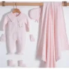 Nipperland - Knitted Luxury Baby Gift Set Pink One Size - cutbabycare.com | baby boutique & care hub* Sale