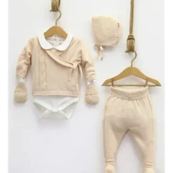 Nipperland - Take Me Home Set Knitted Baby Set Cream - cutbabycare.com | baby boutique & care hub* Store