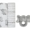 Nojo - Disney Dumbo Swaddles With Plush Rattle - cutbabycare.com | baby boutique & care hub* Fashion