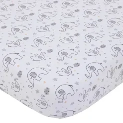 Nojo - Dream Big Little Elephant Fitted Crib Sheet - cutbabycare.com | baby boutique & care hub* Discount