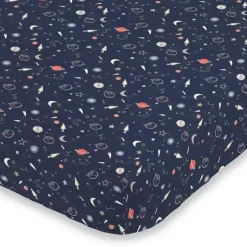 Nojo - Fitted Crib Sheet Cosmic Solar System - cutbabycare.com | baby boutique & care hub* Fashion