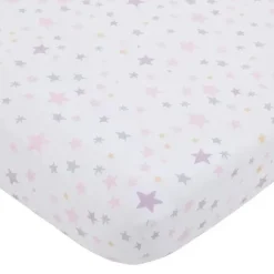 Nojo - Shine On My Love Fitted Crib Sheet Girl - cutbabycare.com | baby boutique & care hub* Best