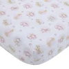 Nojo - Sweet Jungle Friends Fitted Crib Sheet - cutbabycare.com | baby boutique & care hub* New