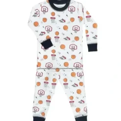 Noomie - Baby Basketball Court Long Sleeve Pajama Set - cutbabycare.com | baby boutique & care hub* Best Sale