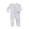 Noomie - Baby Boy Zipper Footie Light Blue Stars Jacquard - cutbabycare.com | baby boutique & care hub* Store