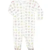 Noomie - Baby Zipper Footie Rainbow Hearts - cutbabycare.com | baby boutique & care hub* Best Sale