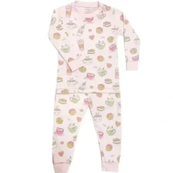 Noomie - 2Pk Baby Girl Pijama Set, Milk & Cookies - cutbabycare.com | baby boutique & care hub* Cheap