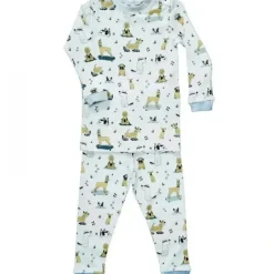 Noomie - Two Pieces PJs, Blue Dogs - cutbabycare.com | baby boutique & care hub* Best