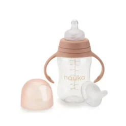 Nouka - Transitional Baby Bottle/Sippy Cup, Soft Blush - cutbabycare.com | baby boutique & care hub* Cheap
