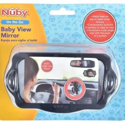 Nuby - Flat Back Seat Mirror Black - cutbabycare.com | baby boutique & care hub* Best Sale
