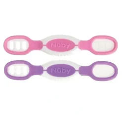 Nuby - Nuby Dip & Scoop Spoons, 2 Pack, Girl - cutbabycare.com | baby boutique & care hub* Shop