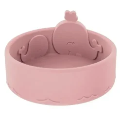 Nuby - Silicone Whale Baby Feeding Bowl - Pink Blush - cutbabycare.com | baby boutique & care hub* Shop