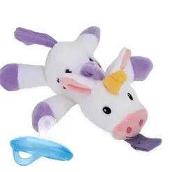 Nuby - Snuggleez Pacifinder With Silicone Pacifier, Unicorn - cutbabycare.com | baby boutique & care hub* Hot
