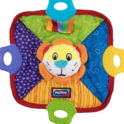 Shop All|Nuby - Teething Blanket With Silicone Lion and Bear Head - cutbabycare.com | baby boutique & care hub
