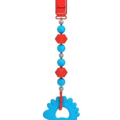 Nuby 0M+ Silicone Beaded Pacifier Holder With Teether - Assorted - cutbabycare.com | baby boutique & care hub* Fashion