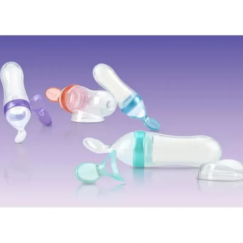 Nuby Natural Touch Silicone Squeeze Feeder, 3 oz. Colors May Vary - cutbabycare.com | baby boutique & care hub* Store