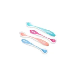 Nuby 4Pk New Modern Soft Tip Spoon - Colors May Vary - cutbabycare.com | baby boutique & care hub* Discount