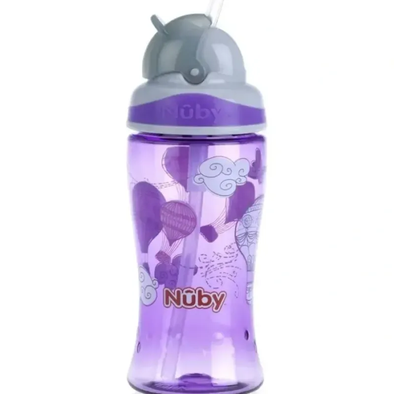 Nuby Tritan Boost Kids Flip It Straw Top Drinking Cup 360ml 12m+ Assorted - cutbabycare.com | baby boutique & care hub* Hot
