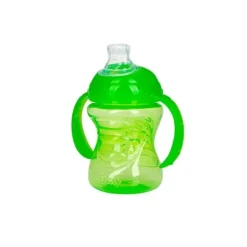 Nuby Twin Handle No Spill Silicone Spout Drinking Cup 240ml 3m+ Assorted - cutbabycare.com | baby boutique & care hub* Best Sale