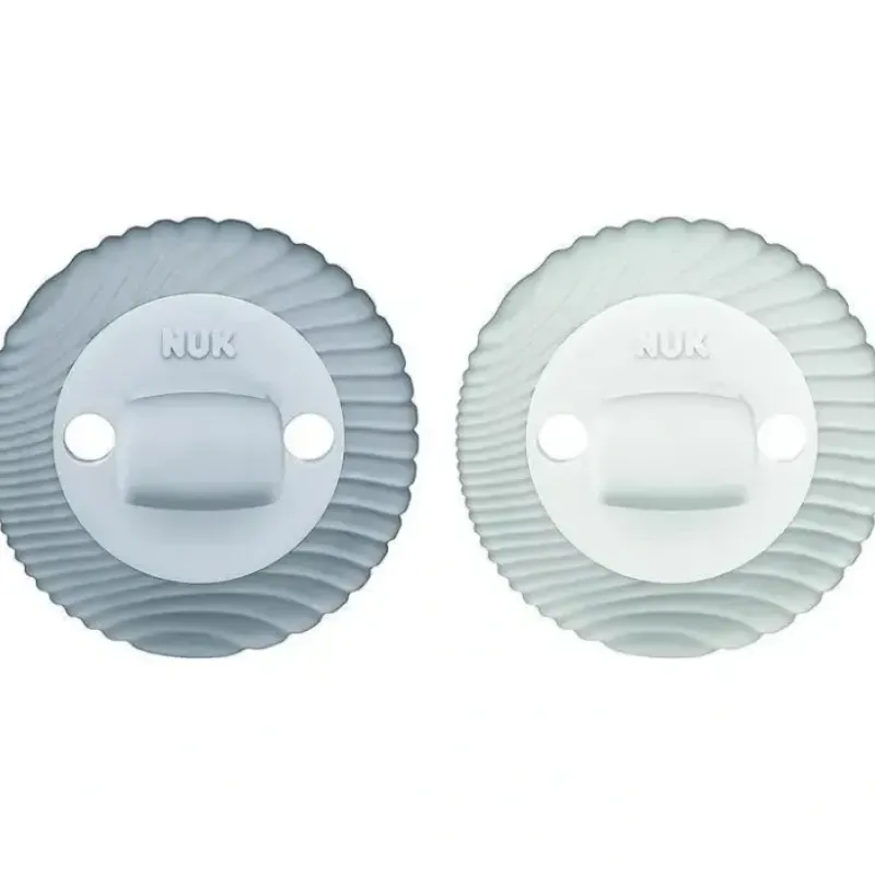 NUK - For Nature 2Pk Boy Silicone Soother 2-in-1, 0/12M - cutbabycare.com | baby boutique & care hub* Online