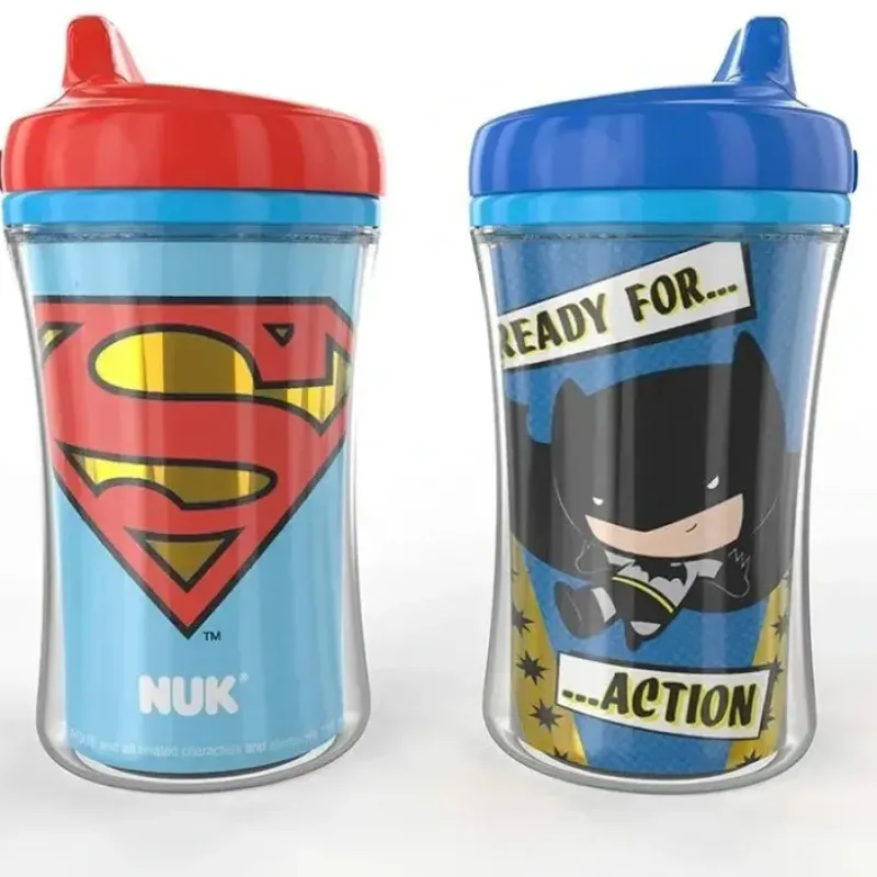 Nuk - Justice League Insulated Hard Spout Sippy Cup 9 Oz 2 Pack - cutbabycare.com | baby boutique & care hub* Cheap