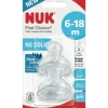 NUK 6-18 Months First Choice+ Flow Control Silicone Teat 2 Pack - cutbabycare.com | baby boutique & care hub* Store