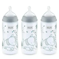 Nuk - 10Oz 3Pk Boy Smooth Flow Bottle Woodland - cutbabycare.com | baby boutique & care hub* Clearance